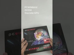 PCWINMAX Radeon RX 550 4GB GDDR5 ITX Komputer PC Gra wideo Karta graficzna GPU 128-Bit