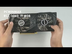 Karta graficzna PCWINMAX RTX RTX 3060ti 8 GB podwójne wentylatory 12Pin 220 W HDM1/DP na komputer stacjonarny