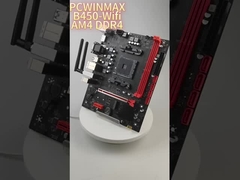 PCWINMAX B450 AM4 DDR4 WiFi Motherboard - Wysokiej wydajności, niezawodna łączność dla Twojego komputera