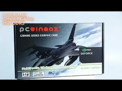 PCWINMAX GeForce GT 740 2GB DDR5 Karta graficzna podwójny wentylator HD DVI & VGA wyjście dla płynnej wydajności