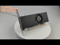 PCWINMAX GeForce RTX 3050 6GB GDDR6 96-bitowa karta graficzna o niskim profilu