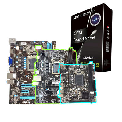H 61 gniazdo płyty głównej górniczej LGA 1155 DDR3 I3 I5 I7 800MHz 1066MHz 1333MHz