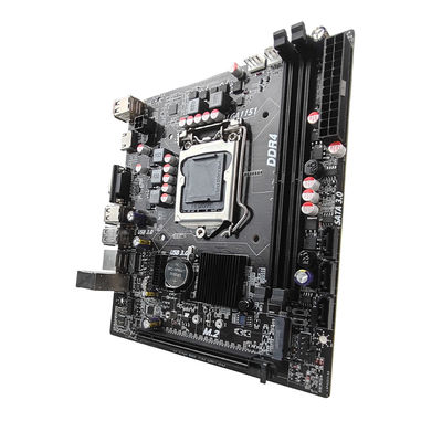 PCWINMAX H110 LGA1151 Micro ATX Desktop Motherboard, DDR4 Dual Channel Support 6th 7th Gen i3 i5 i7 CPU, dla komputerów biurowych i gier, OEM Wholesale