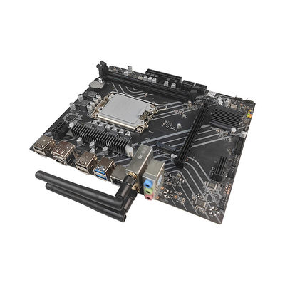 PCWINMAX H610 Wi-Fi DDR4 Socket LGA1700 PCIe 4 SATA 6Gb/s M.2 mATX Płytka główna dla 12. 13. 14. generacji Intel Core i3 i5 i7