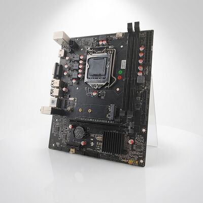 PCWINMAX Płytka główna B75 LGA1155 MATX DDR3 do 16GB M.2 SATA3 HD Porty VGA Płytka stacjonarna dla komputerów biurowych i systemów biznesowych