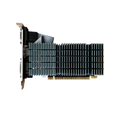 PCWINMAX GT 730 2GB GDDR5 Karta graficzna cicha chłodzenie pasywne GPU niskiego profilu dla projektów SFF PC HTPC & OEM